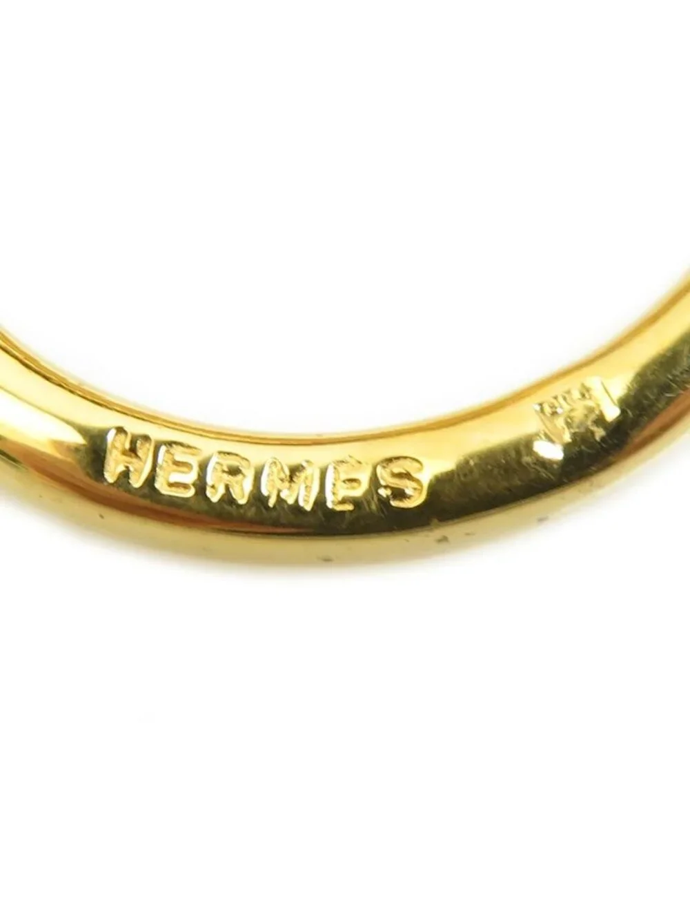 Hermes Scarf Ring Gold